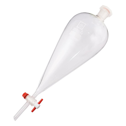 Separatory funnel with resin stopper, 2000mL, 1 piece
