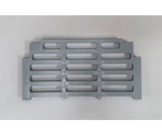 Shelving shelf cutout plate, PP, grey, 1 piece