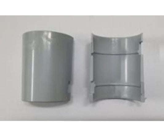 Shelving stopper, ABS, grey, 1 piece