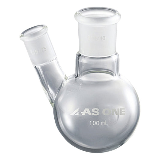 Two-neck flask 100mL with ground side tube 15/25 FG2-012440-1 1pc