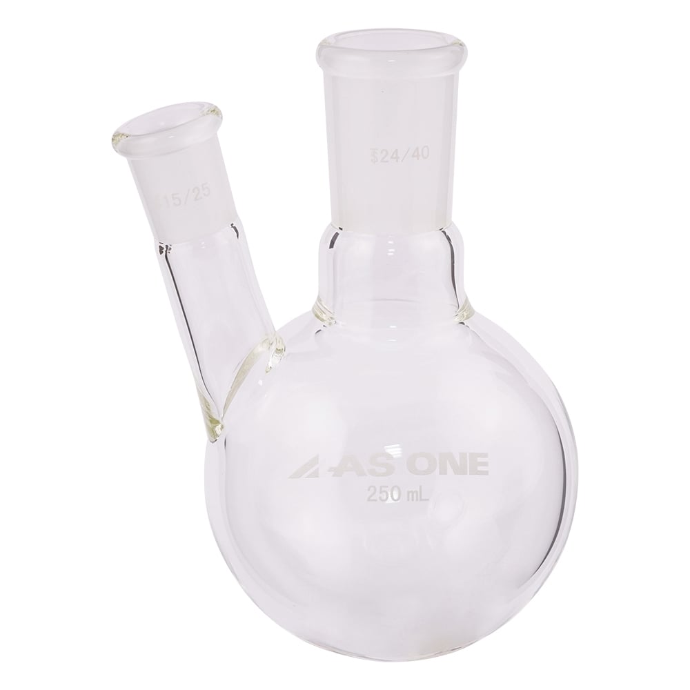 2구 플라스크 250mL 측관 슬라이딩 15/25 FG2-0252440-1 1개