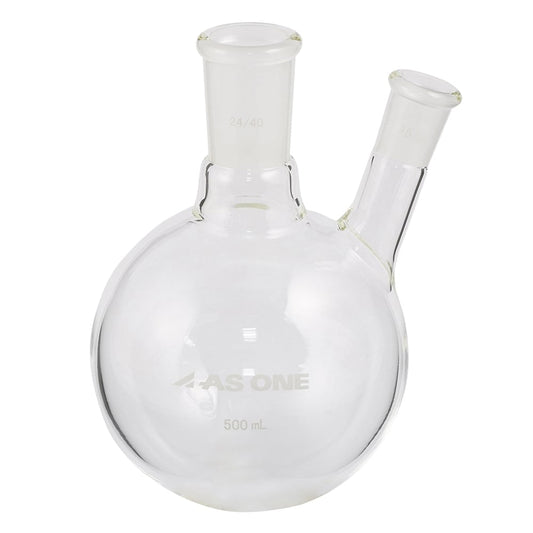 Two-neck flask 500mL with ground side tube 15/25 FG2-052440-1 1pc