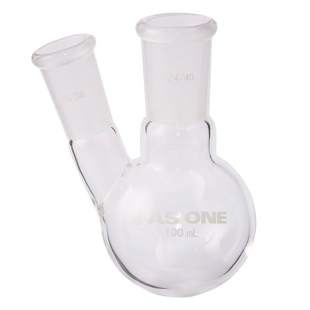Two-neck flask 100mL with ground side tube 19/38 FG2-012440-2 1pc