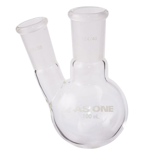 Two-neck flask 100mL with ground side tube 19/38 FG2-012440-2 1pc