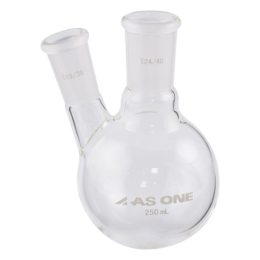 Two-neck flask 250mL with ground side tube 19/38 FG2-0252440-2 1pc