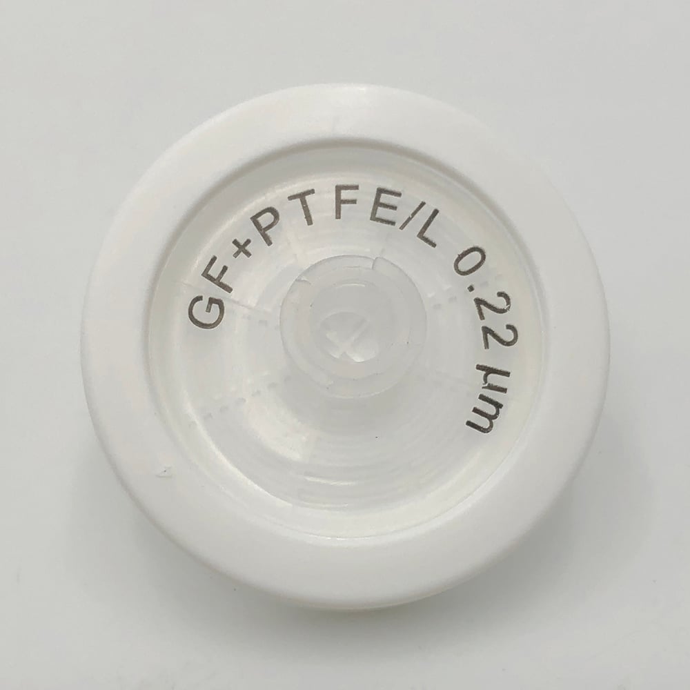 주사기 필터(프리필터 부착) PTFE(사불화에틸렌) φ25mm/0.22um 1상자(100개입)