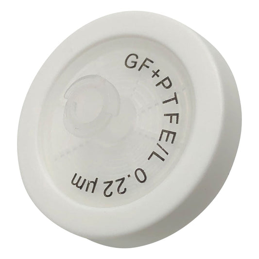 주사기 필터(프리필터 부착) PTFE(사불화에틸렌) φ25mm/0.22um 1상자(100개입)