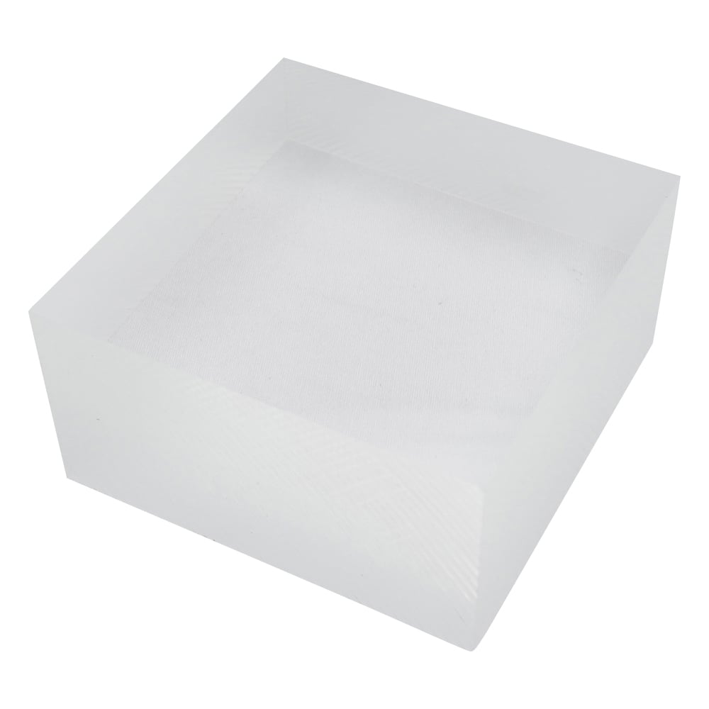 아크릴판(투명 후판) 100×100mm 판 두께 50mm 1장