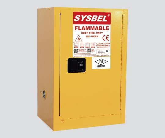 耐火キャビネット　セルフクローズ式　590×460×890mm　WA810121 1個