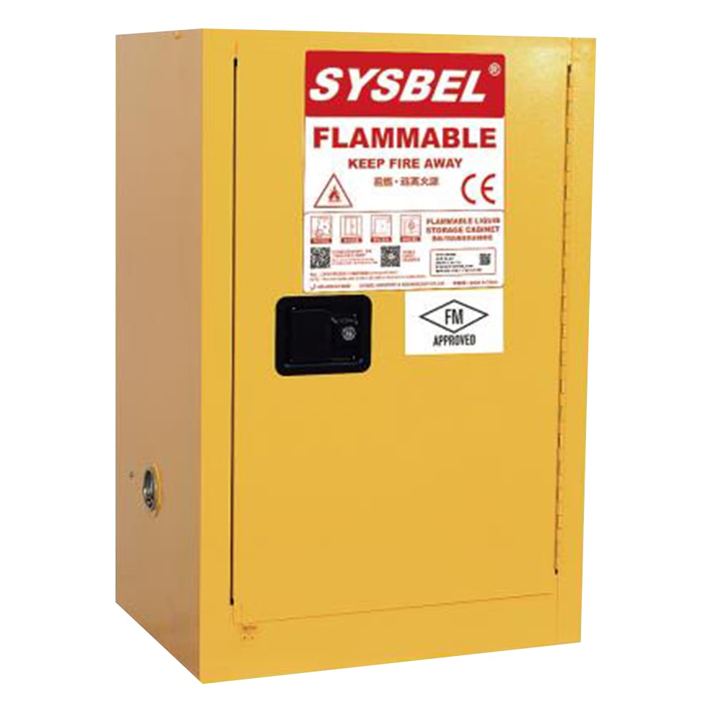 耐火キャビネット　セルフクローズ式　590×460×890mm　WA810121 1個