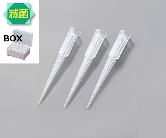 ビオラモサクラチップ（ラックパック） 200μL ナチュラル（滅菌済）1ケース（96本×10ラック入）　V-200RNE 1ケース(96本×10ラック入)