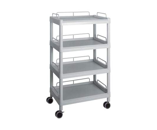 モバイルイージーカート（トールタイプ／ワイド32）グレー　4段　ガード枠あり　ME32J 1個