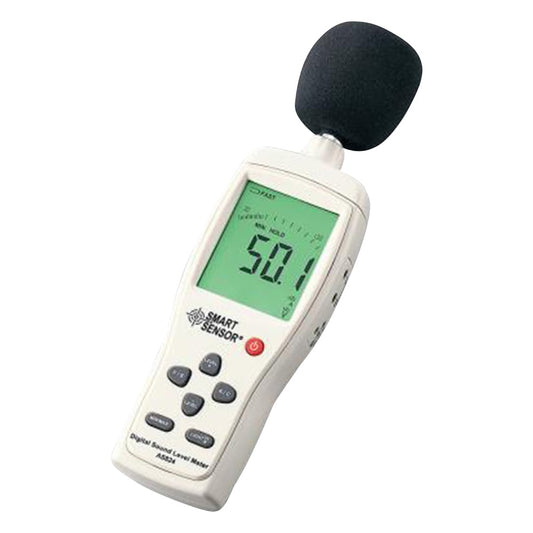Sound level meter A/C characteristic 30-130dB AS824 1 piece