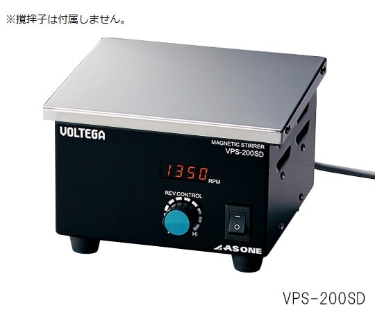 VOLTEGAパワースターラー （SUS天板）デジタルタイプ 200×200mm　VPS-200SD 1個