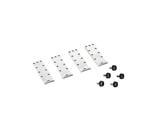 ラボジャッキ用ホルダー用　L字金具×4個＋固定用ローレット×5個　L字金具セット 1式