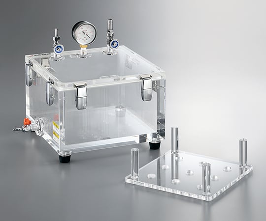 누설 테스트용 진공 데시케이터 300×300×220 VRT 1개