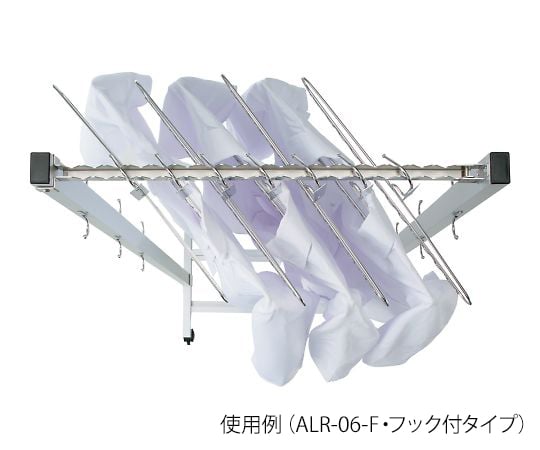 斜め掛けハンガーラック（フック付）　ALR-12-F 1個