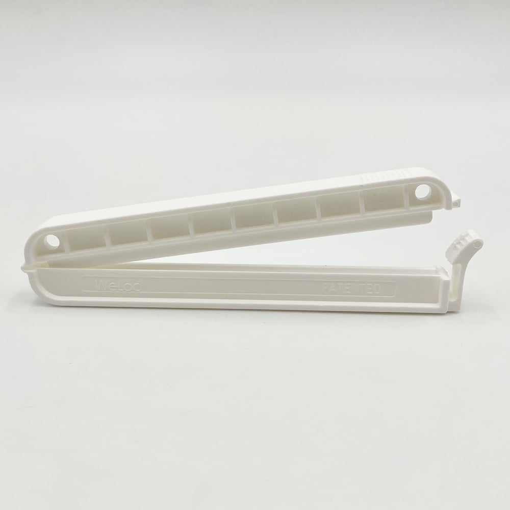 Bag clamp 110mm white 10 pieces 99944 1 bag (10 pieces)