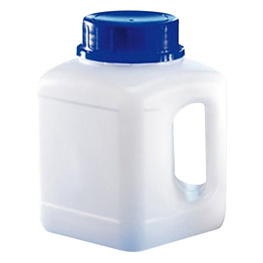 Wide-mouth square bottle with handle (cap sold separately) 2300mL 2000083981 1pc