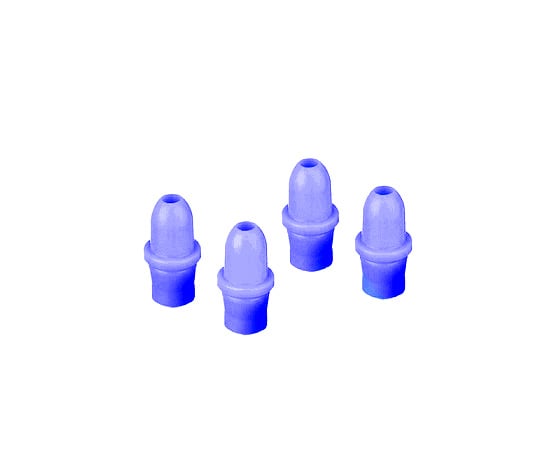 微量定量点滴びん用 チップ 30・60・125mL用 青 1箱（100個入）　30B 242434 1箱(100個入)
