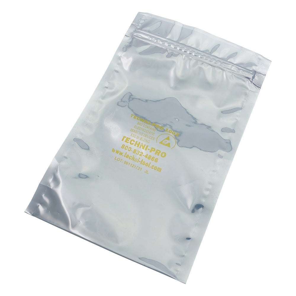 ESD Shielding Bag Shielding Bag with Zipper 130 x 200 x 0.076 1 Box (100 Pieces) 758ST508 1 Box (100 Pieces)