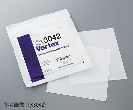 マイクロワイパー　Vertex®　230×230mm　1箱（（20枚/袋×5袋）×5袋入）　TX3049 1箱(20枚×25袋入)