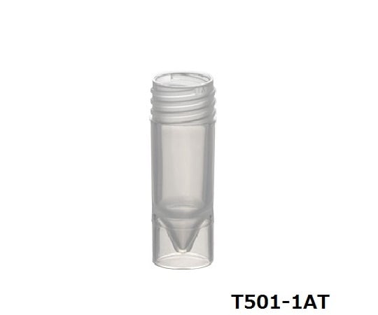 サンプルチューブ（外ネジ） 自立型 1.2ml 1000個入　T501-1AT 1袋(1000個入)