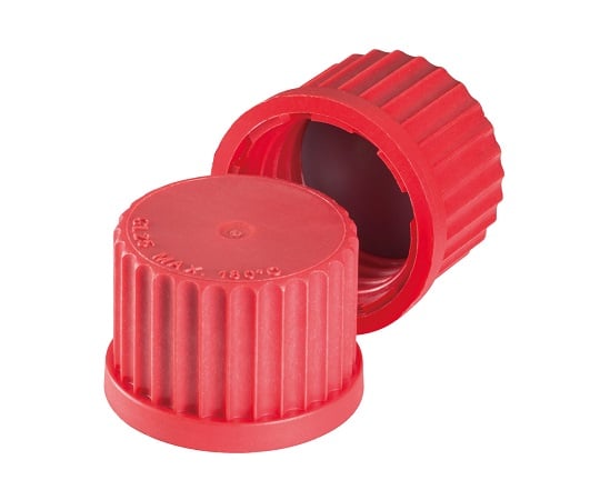 Screw-neck Erlenmeyer flask replacement PBT cap (red, GL25) 292401305 1 piece