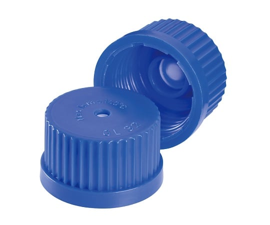 Screw-top Erlenmeyer flask with membrane cap (blue, GL32) 291181907 1 piece