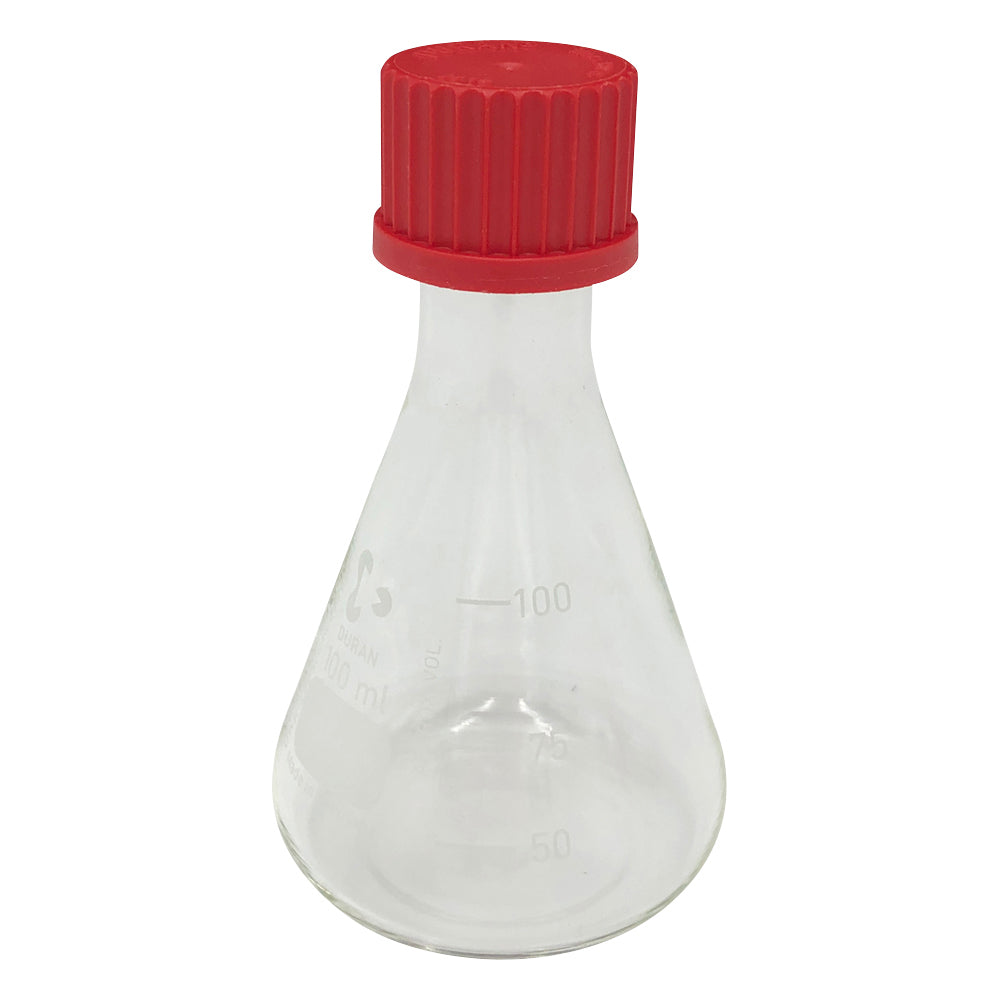 Screw-cap Erlenmeyer flask (PBT cap (GL25)) 100mL 218032451 1pc