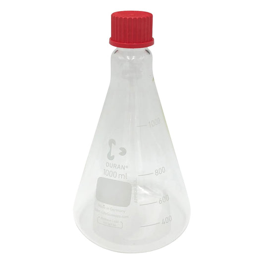 Screw-top Erlenmeyer flask (PBT cap (GL32)) 1000mL 218035457 1pc