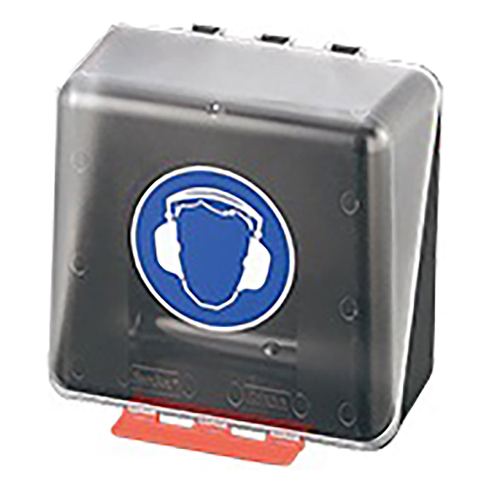 イヤーマフ用安全保護用具保管ケース　クリア　MIDI-4 1個