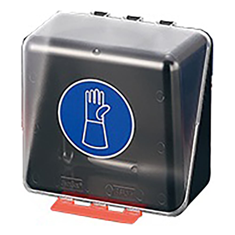 保護手袋用(ロング)安全保護用具保管ケース　クリア　MIDI-12 1個