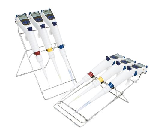 電動マイクロピペット用ステンレススタンド(3台掛け)　AX-ST-SUS 1個