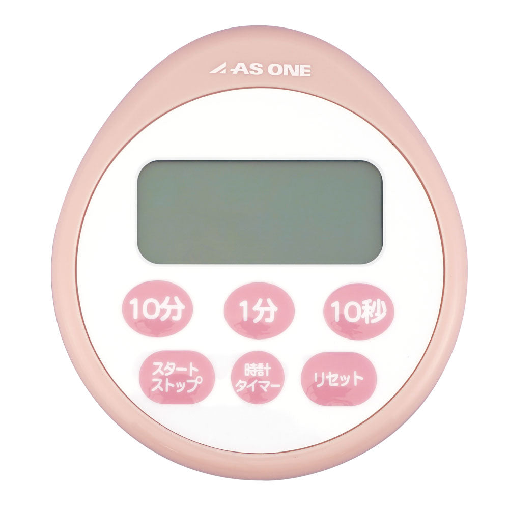 Aztool Waterproof Timer with Clock Pink A-543 1 piece