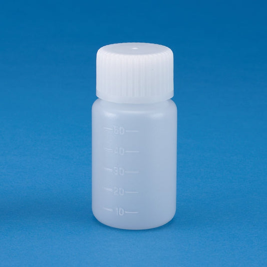 フッ素ガスコーティング容器 50mL 1本　JFW-50 1本