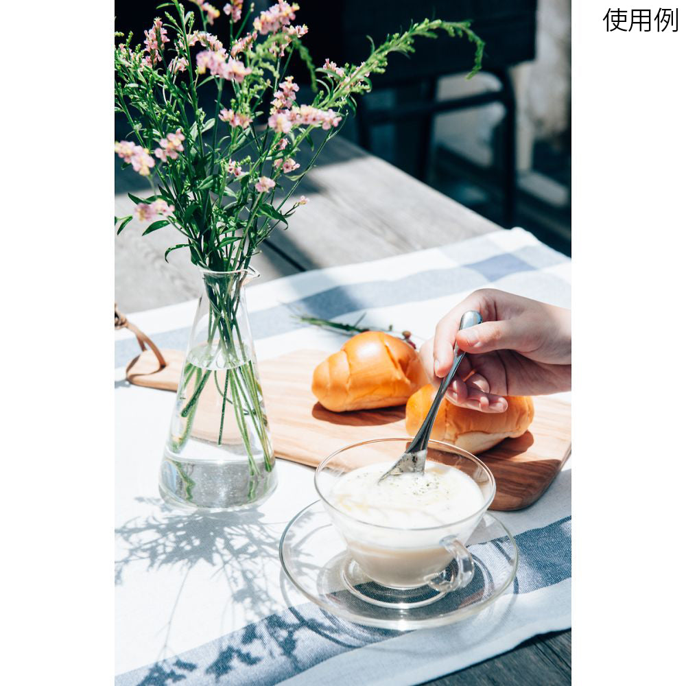 HARIO Heat-Resistant Cup &amp; Saucer Wide CSW-1T 1 ​​set