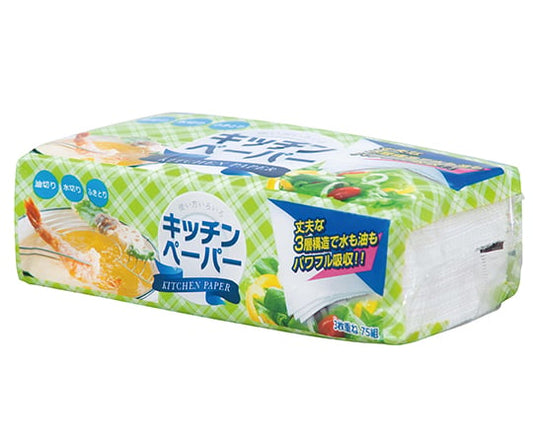 키친 페이퍼 3장 겹쳐 75조 타입 2552 1상자(75조입)