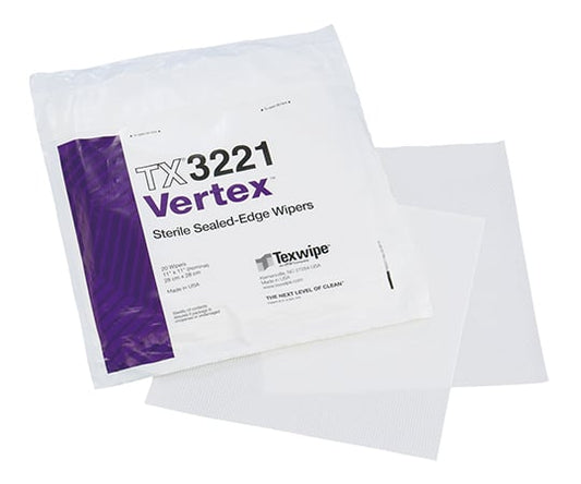 滅菌バーテックスワイパー　Sterile　Vertex®　280×280mm　100枚入　TX3221 1袋(20枚×5袋入)