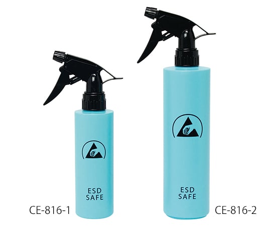 ESD spray bottle, approx. φ60 x 272 mm, blue, CE-816-2, 1 piece