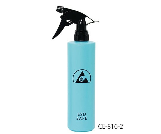 ESD spray bottle, approx. φ60 x 272 mm, blue, CE-816-2, 1 piece