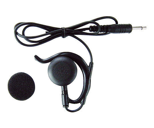 特定小電力トランシーバー ラペルトーク イヤホン（耳かけ型・ストレートケーブル）　EME-67B 1個