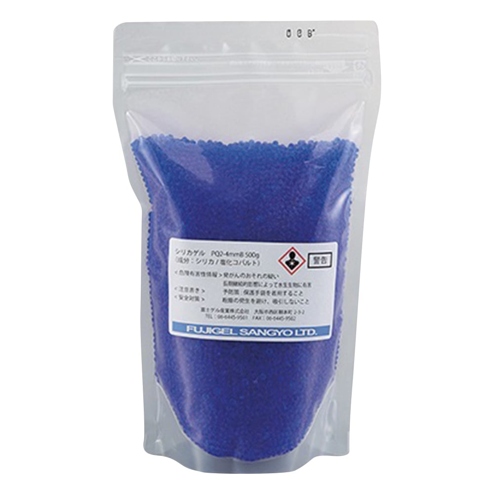 シリカゲルバルク 青色 大粒 500g入　PQ3-5㎜B500g 1袋