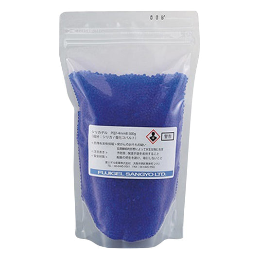 シリカゲルバルク 青色 大粒 500g入　PQ3-5㎜B500g 1袋
