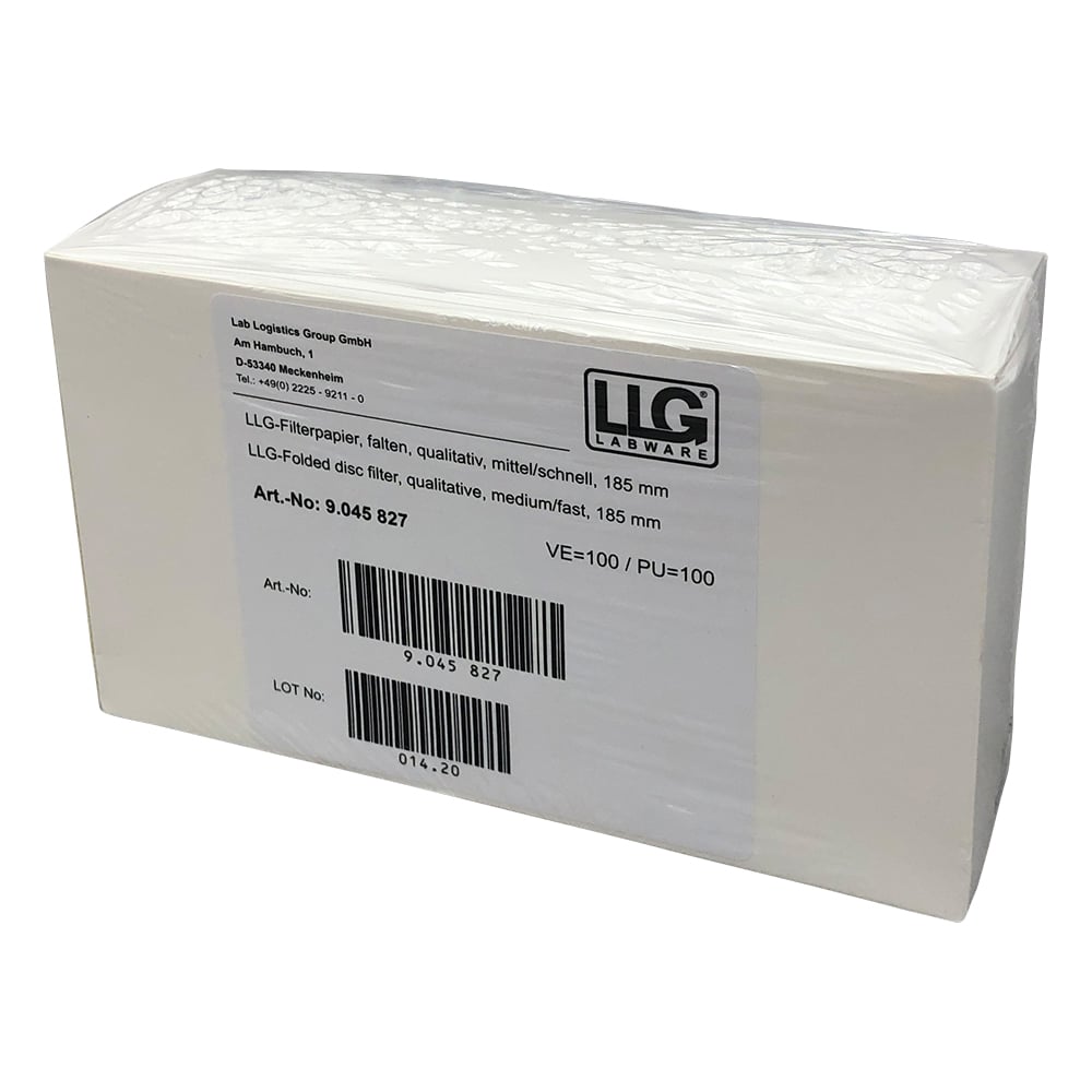 접이식 정성 여과지 Φ185mm 100장입 9045827 1상자(100장입)