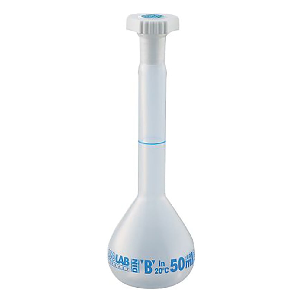 PP製メスフラスコ　50mL　PPMS-50　014.03.050 1個
