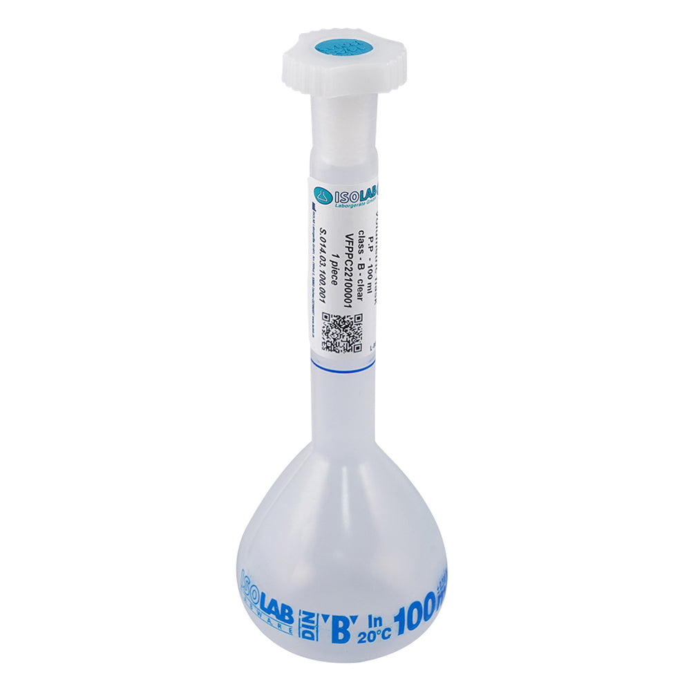 PP제 메스 플라스크 100mL PPMS-100 014.03.100 1개