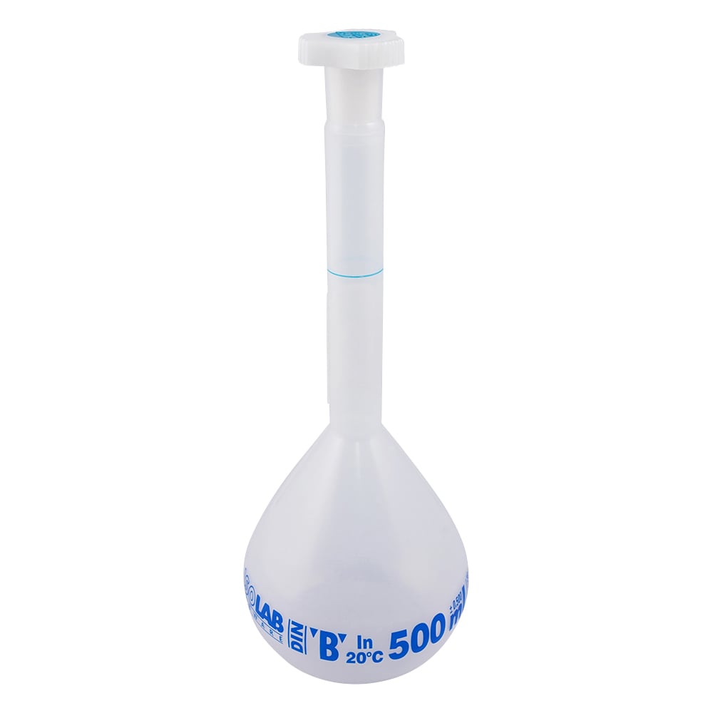PP제 메스 플라스크 500mL PPMS-500 014.03.500 1개