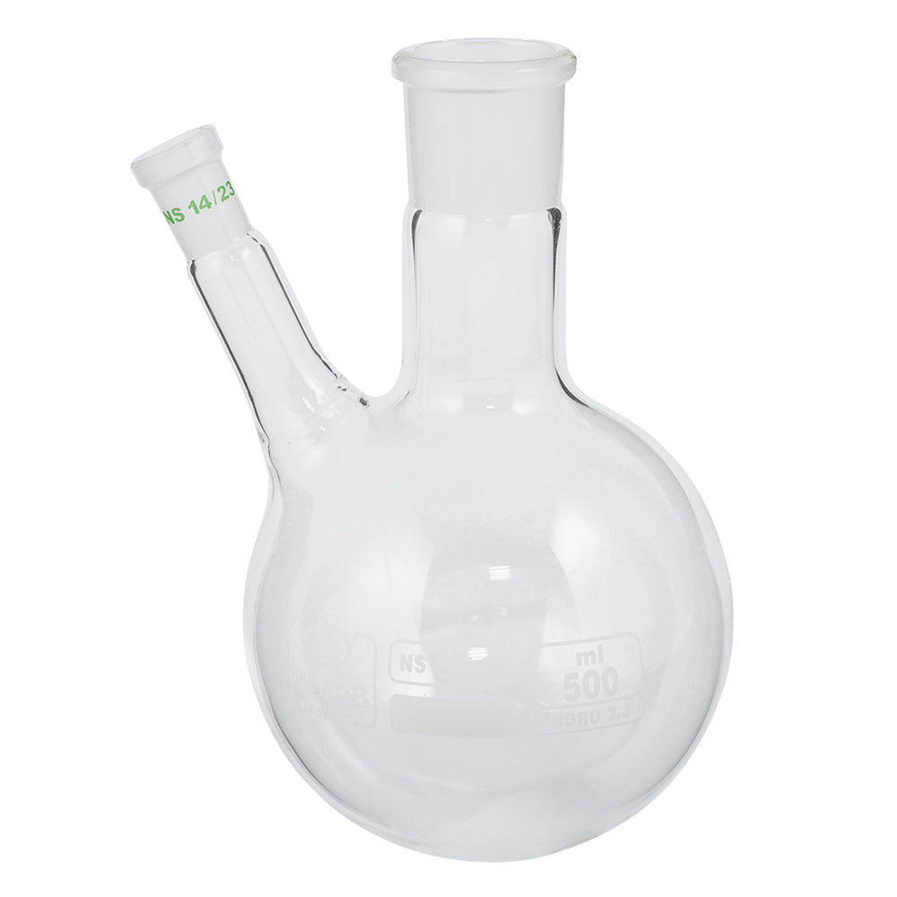 二つ口丸フラスコ　500mL　030.27.500 1個