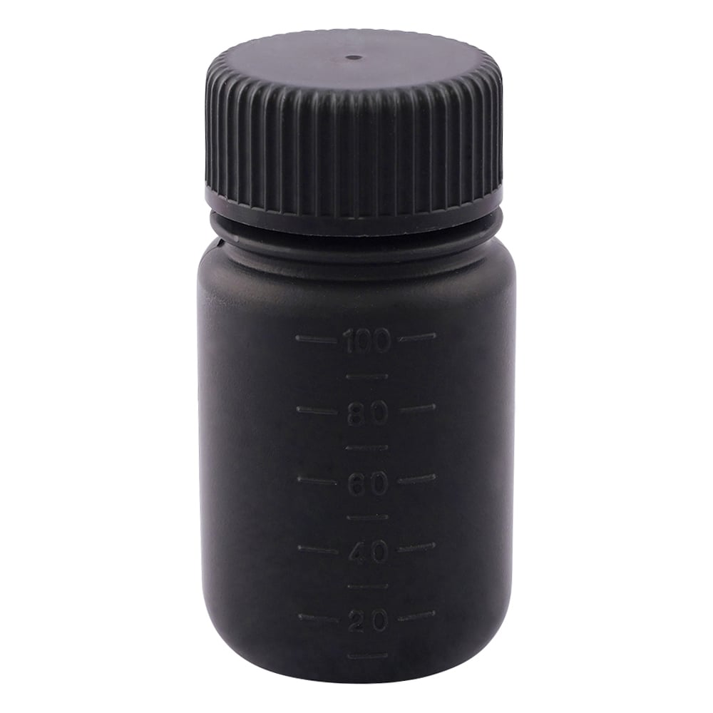 フッ素ガスコーティング容器（遮光タイプ） 100mL　JFWB-100 1本